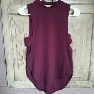 Burgandy tank Large